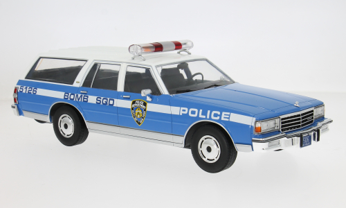 Macheta Chevrolet Caprice Estate Wagon 1985 NYPD 1:18 MCG