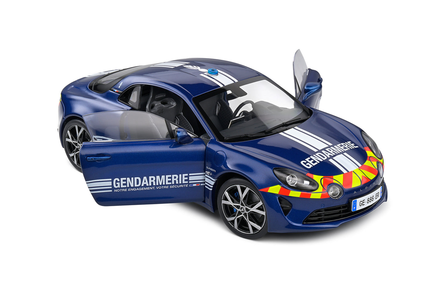 Macheta auto Alpine A110 Gendarmerie 2023 1:18 Solido
