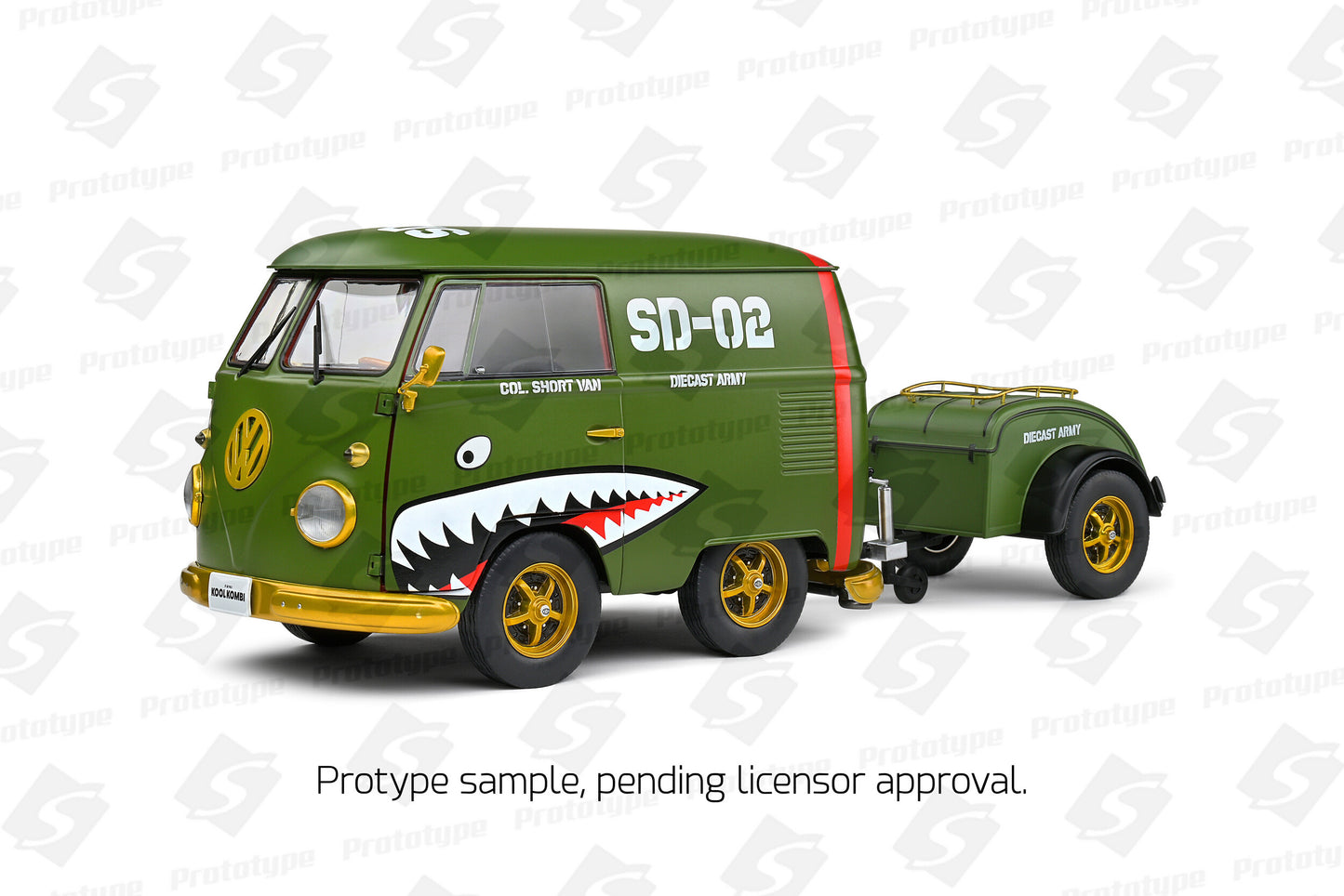 Macheta auto KOOL KOMBI ARMY FIGHTER 1950 1:18 Solido