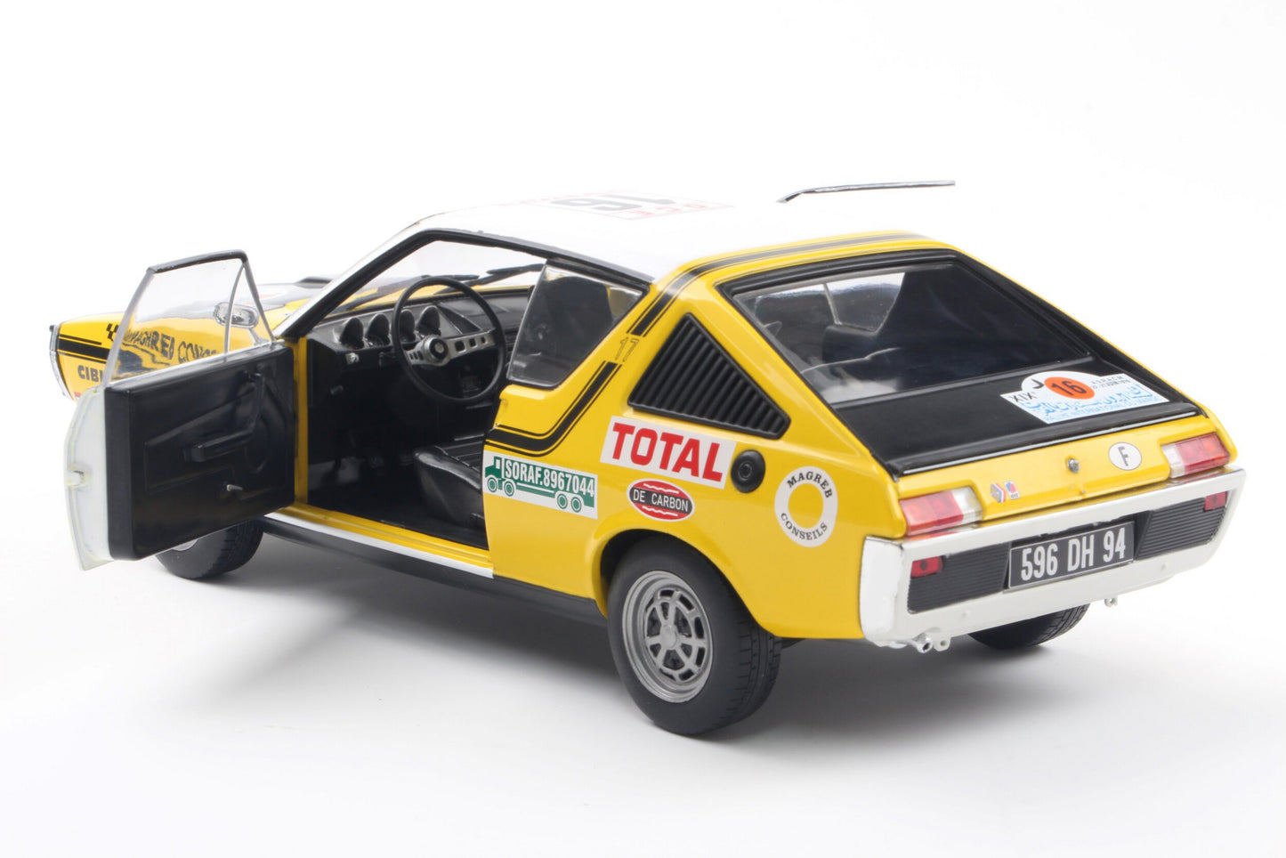 Renault 17 Ph.1 – Morocco Rally – 1976 – #23 Private/Tilbert 1:18 Solido