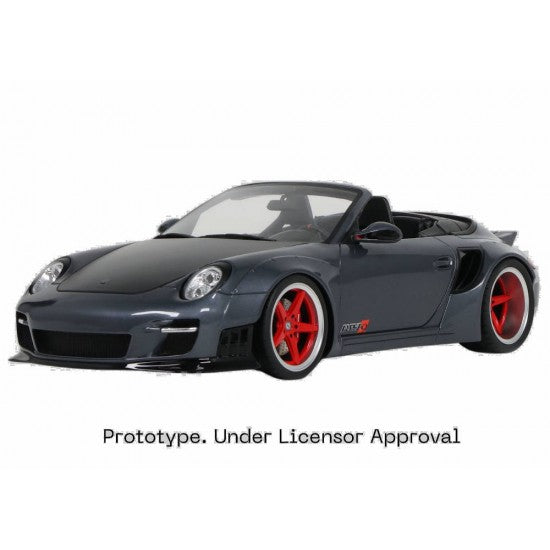 Model car PORSCHE 911 997 LB-WORKS GRAY 2011 1:18 GT Spirit