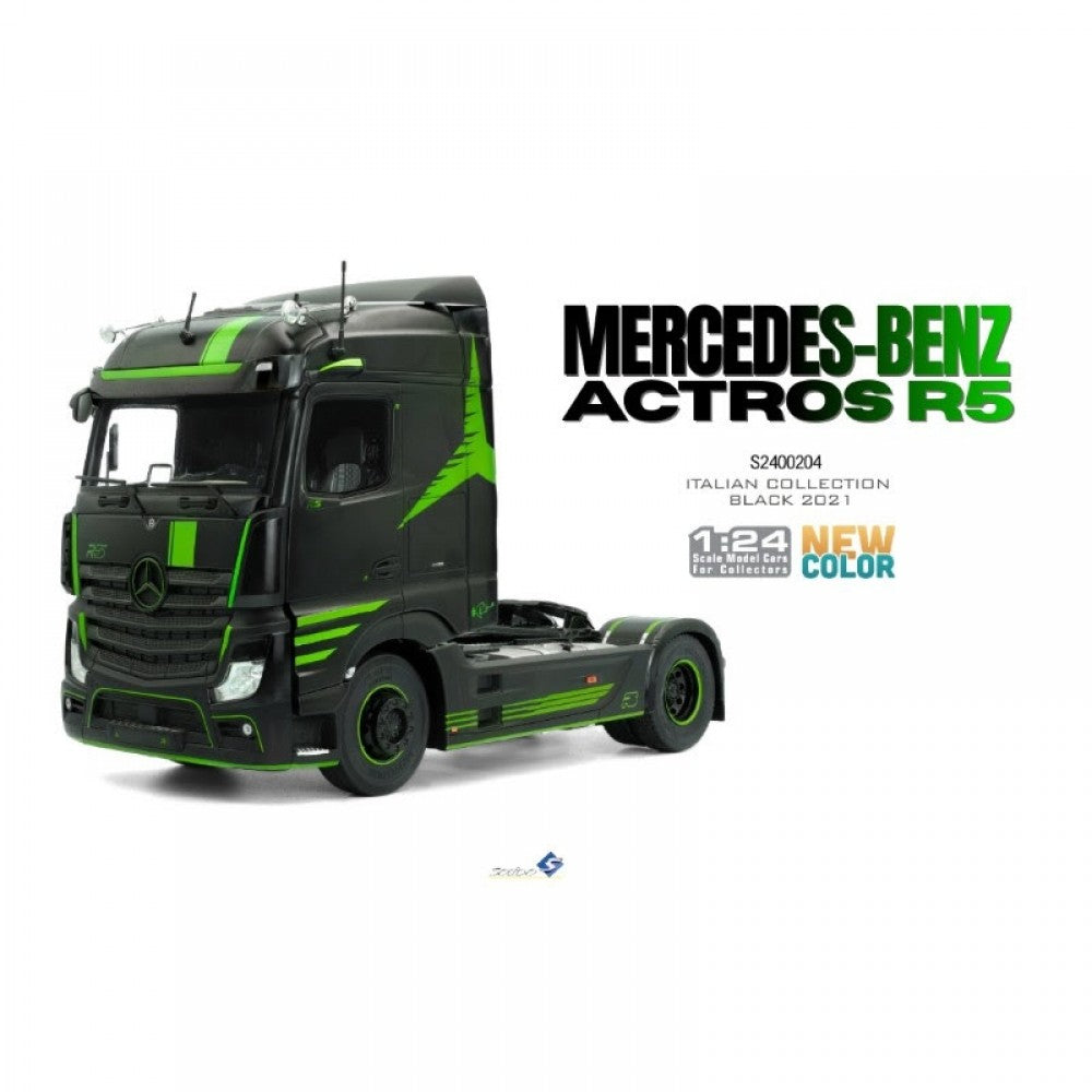 *Precomanda Macheta auto Mercedes-Benz Actros R5 Italian Collection Black 2021 1:24 Solido