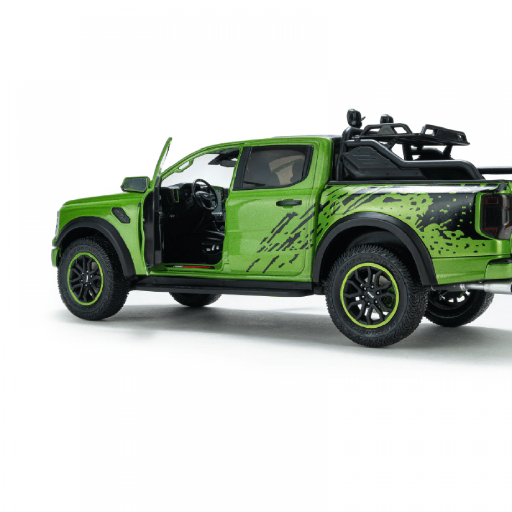 Macheta auto Ford Ranger Raptor Metallic Green 2024 1:18 Solido Precomanda