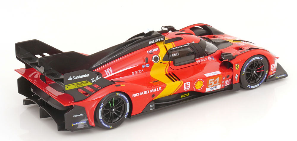 Macheta auto Ferrari 499P Sieger 24 Le Mans Fahrer: Guidi/Calado/Giovinazzi (2023) 1:18 BBurago