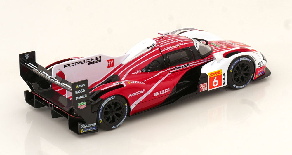 Macheta auto Porsche 963 9RD Team Penske Motorsport N 6 24h Le Mans 2023 Estre/Lotterer/Vanthoor 1:24 Bburago
