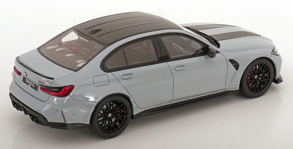 Macheta auto BMW M3 CS M, Brooklyn Grey Metallic, 2025 1:18 GT Spirit