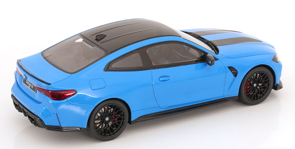 BMW M4 CS Riviera, Blue, 2024 1:18 GT Spirit model car