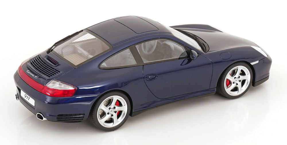 Porsche 911 (996.2) Carrera 4S, Dark Blue, 2002 1:18 GT Spirit model car