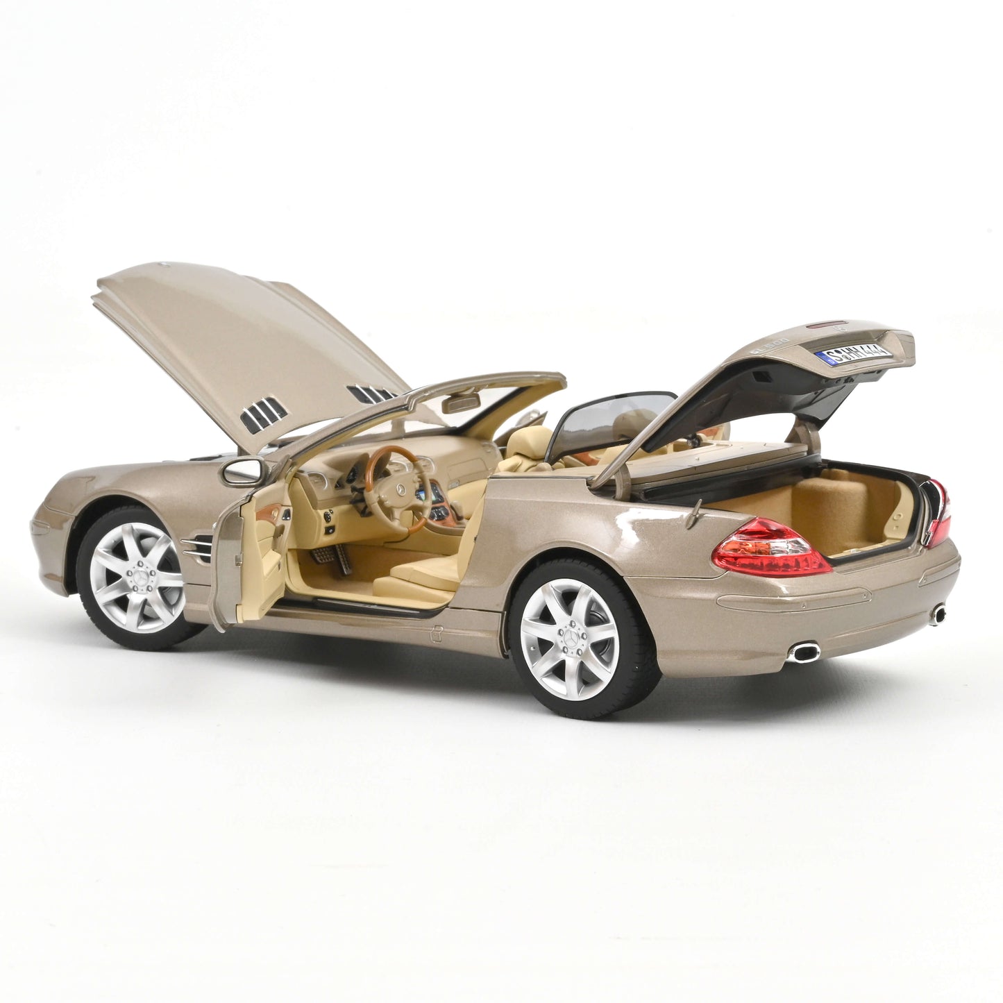 *Precomanda Macheta auto Mercedes-Benz SL 500 2003 Travertine Beige 1:18 Norev