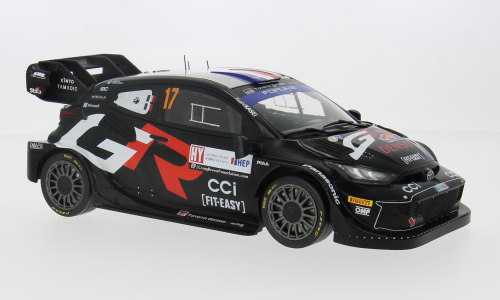 Toyota Yaris Rally 1, WRC, Rally Croatia, 2024, #17 1:18 IXO model car