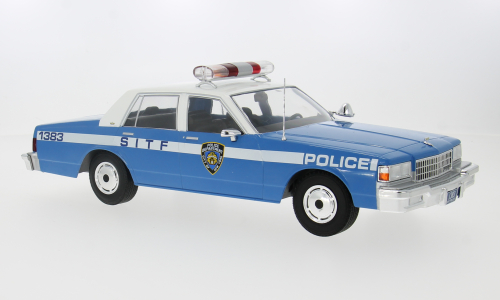 Chevrolet Caprice, 1987, NYPD - New York Police Department 1:18 MCG model car