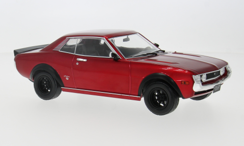 Toyota Celica 2000 GT (RA21) model car, red, 1977 1:18 IXO