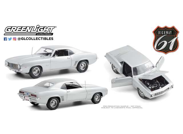 Macheta auto 1969 Chevrolet Camaro ZL1 Coupe Scottsdale 1:18 Highway 61