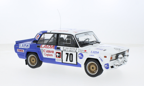 Model car Lada 2105 VFTS, 1000 Lakes Rallye, 1986, #70 1:18 IXO