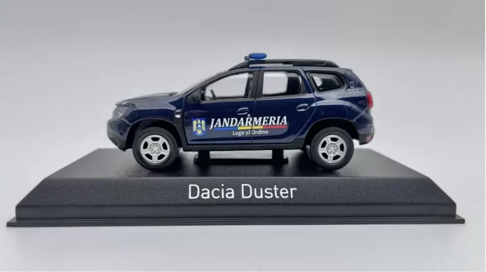 Macheta auto Dacia Duster Jandarmeria Romana 1:43 Norev