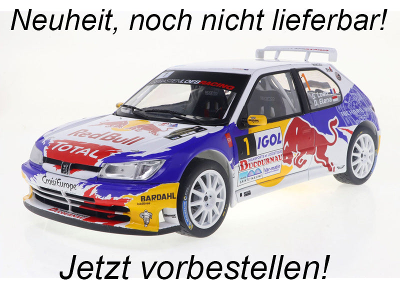 Peugeot 306 Maxi #1 Rally du Var 2017 1:18 Solido model car