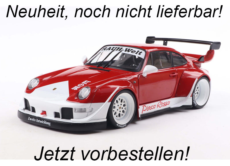 *Precomanda Macheta auto Porsche RWB BODYKIT PORCO ROSSO 1:18 Solido