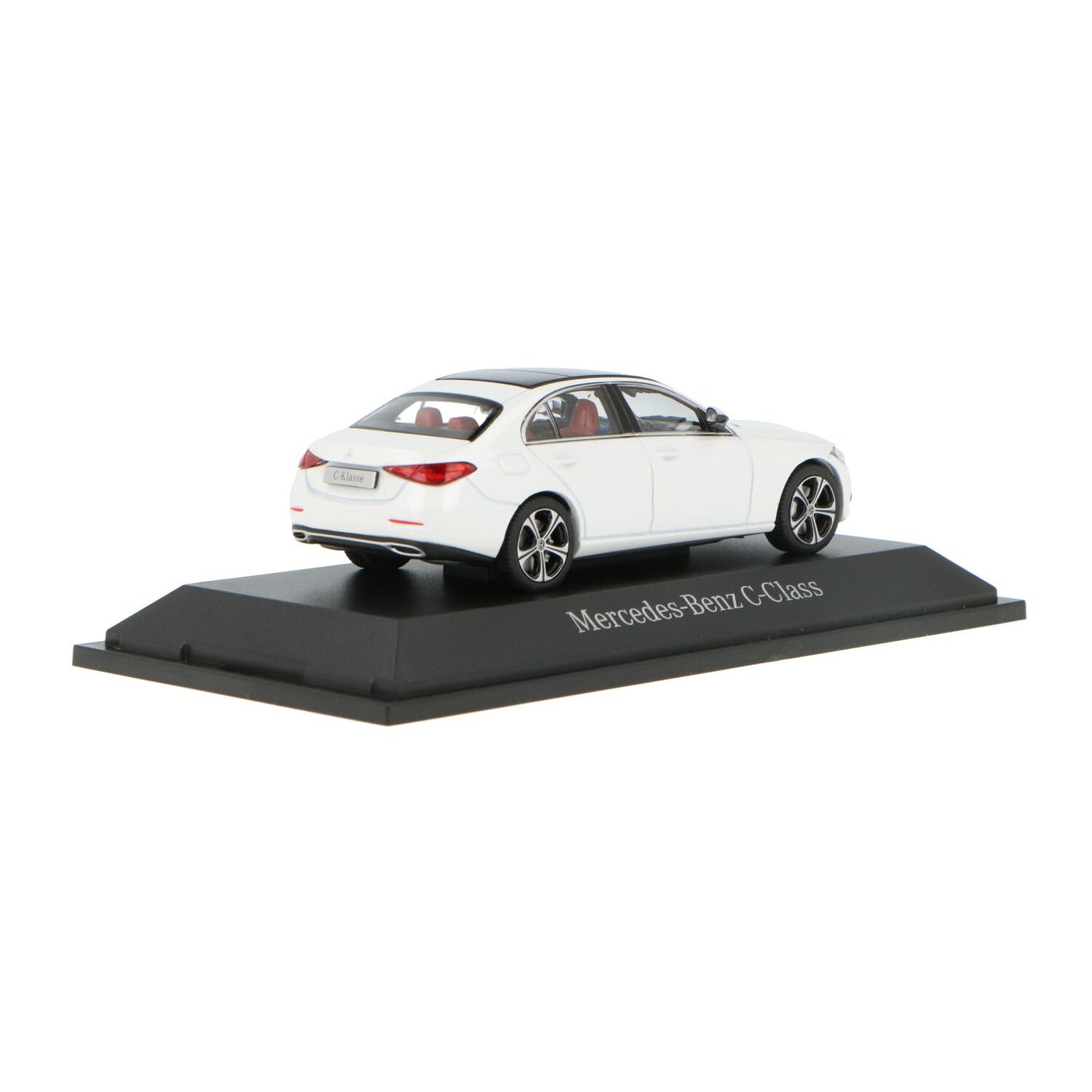 Macheta auto Mercedes C-Class W206 (2021) alb 1:43 Herpa Dealer