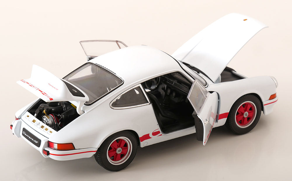 *Defecta Macheta auto Porsche 911 Carrera RS 2.7 (1973) 1:18 Welly *Defecta
