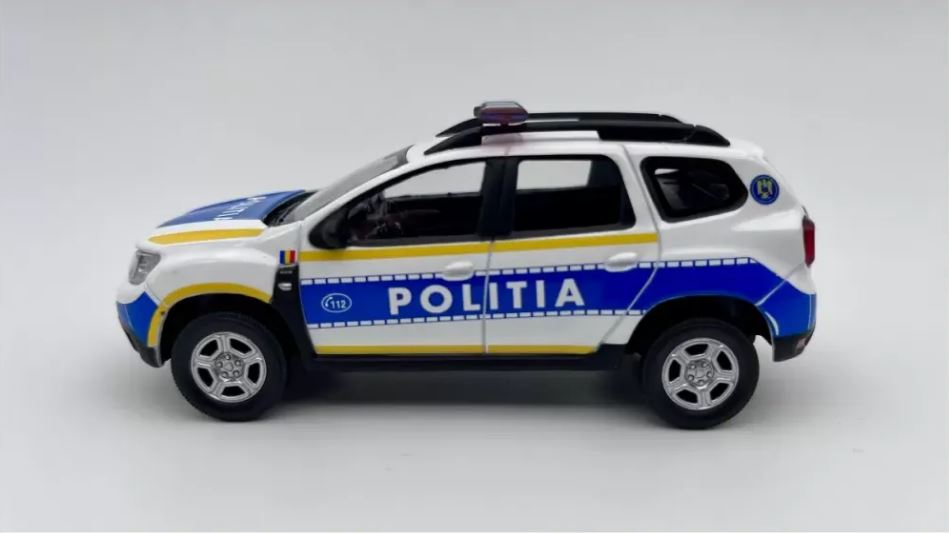 Macheta auto Dacia Duster Politia Romana 1:43 Norev