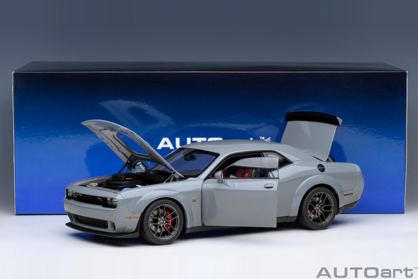 Macheta auto Dodge Challenger RT Scat Pack Shaker Widebody 2022 (2022) 1:18 AutoArt