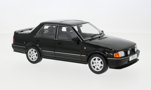 Macheta auto Ford Orion MK II, negru, 1986 1:18 MCG