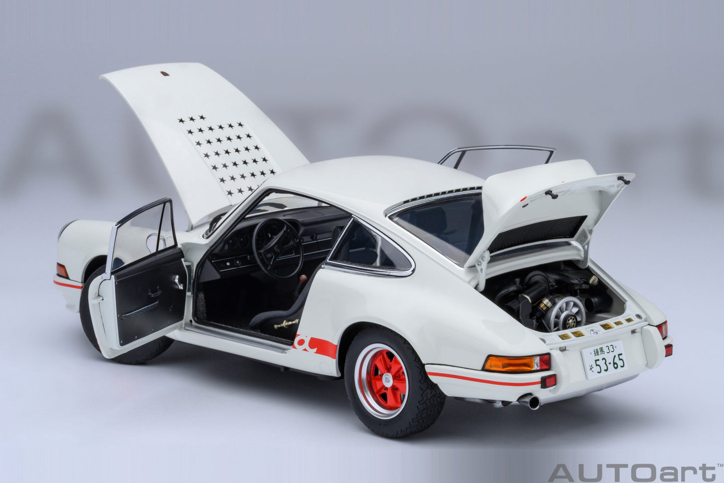 Porsche 911 Carrera 2.7 RS “THE CIRCUIT WOLF” 1:18 AutoArt model car