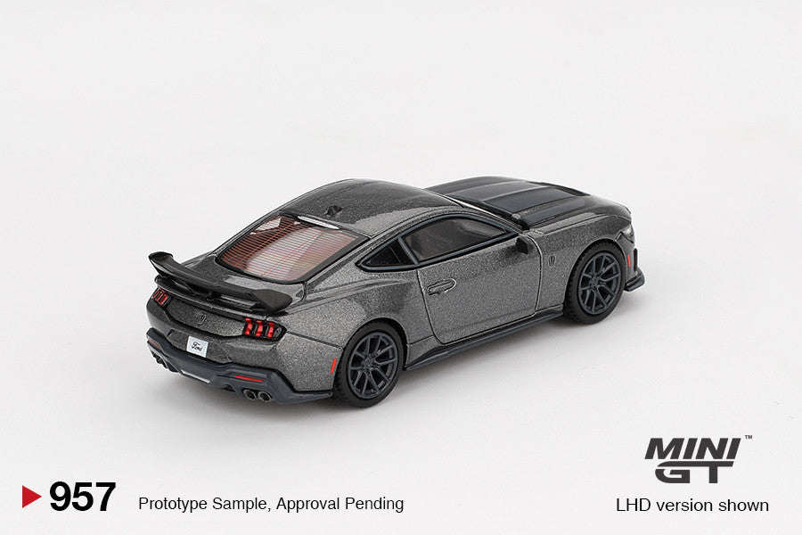 Macheta auto Ford Mustang Dark Horse 2024 Carbonized Gray (LHD) 1:64 MIniGT