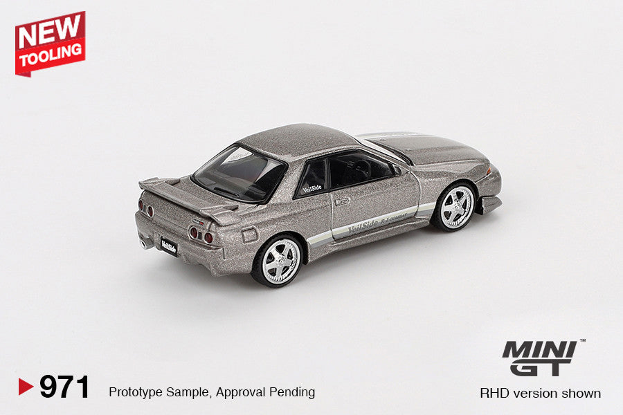 Macheta auto Nissan Skyline GT-R (R32) Veilside Combat C-I Veilside Combat Grey 2011 (RHD) 1:64 MIniGT