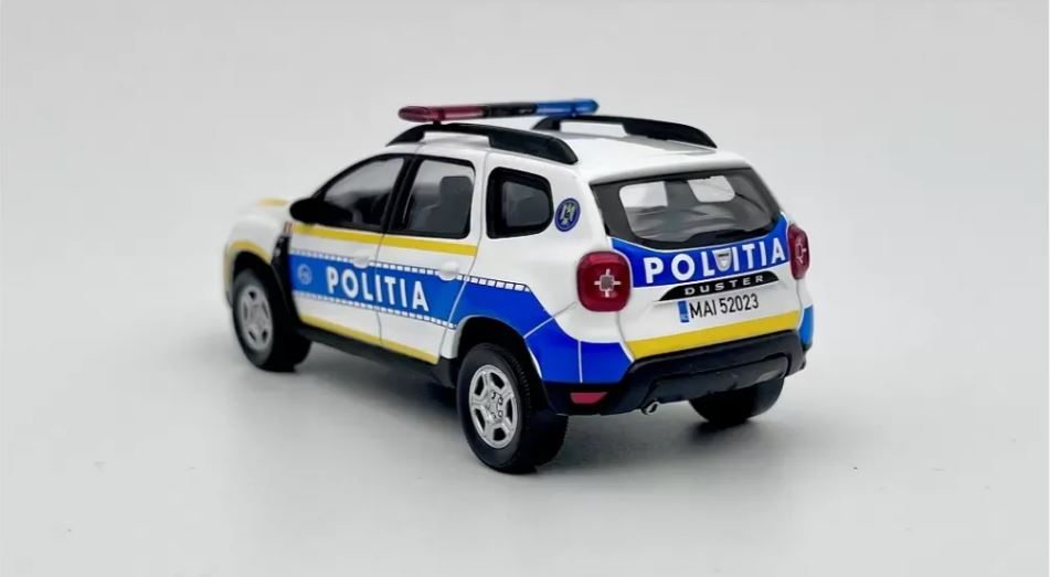 Macheta auto Dacia Duster Politia Romana 1:43 Norev