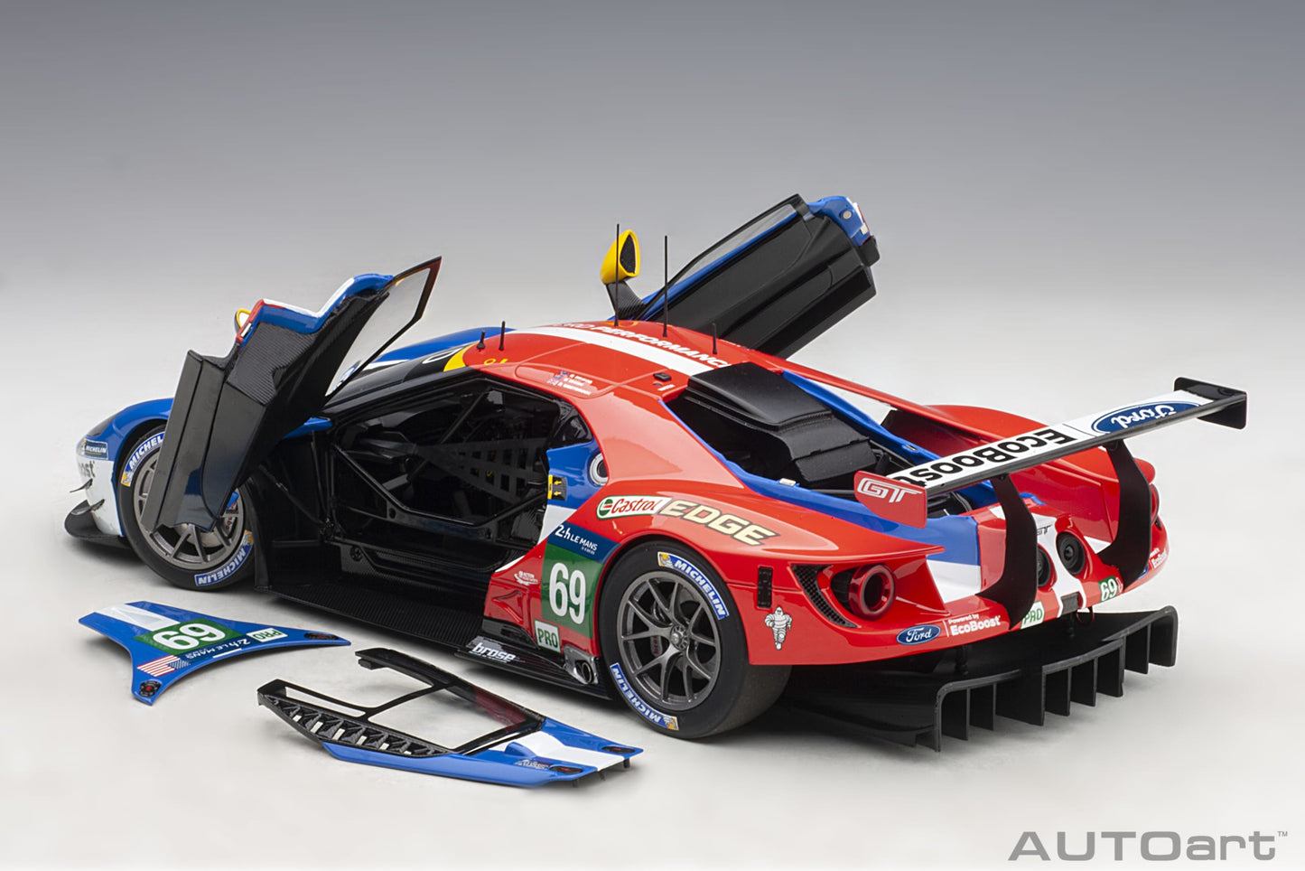 Macheta auto Ford GT GTE Pro Le Mans 24h 2016 #69 1:18 AutoArt