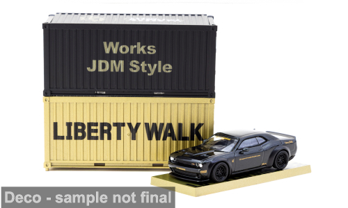 Macheta auto Dodge Challenger SRT Hellcat LB-Works 1:64 Tarmac Works
