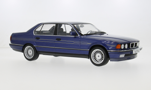 Macheta BMW Alpina B11 3,5 1992 scara 1:18 MCG, albastru, metal