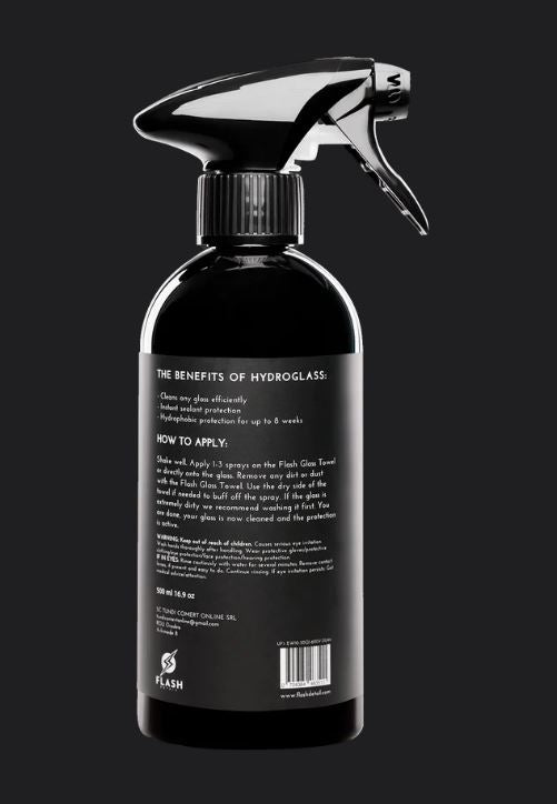 HYDROGLASS 500ml - HYDROPHOBIC WINDOW SPRAY