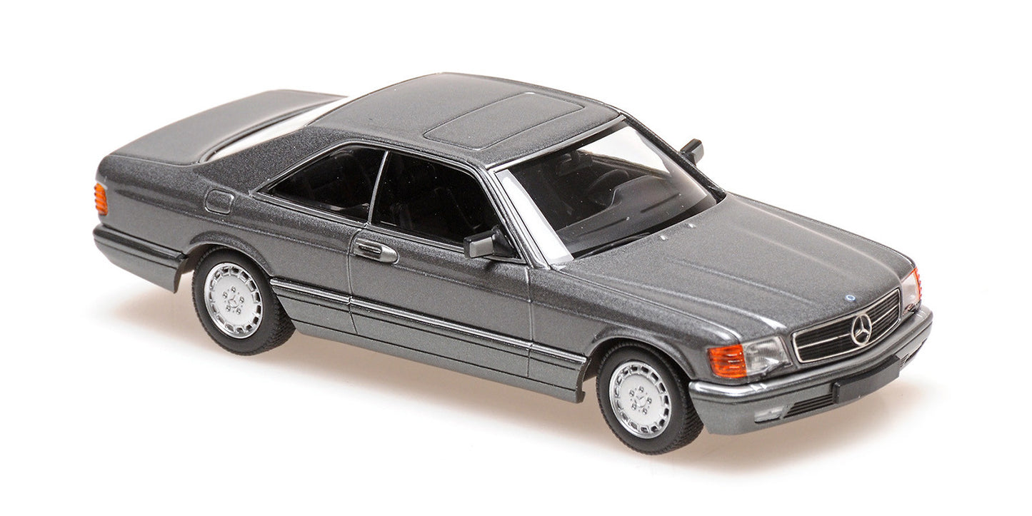 Macheta auto Mercedes-Benz 560 SEC (C126), Grey Metallic - 1980 1:43 Minichamps/Maxichamps