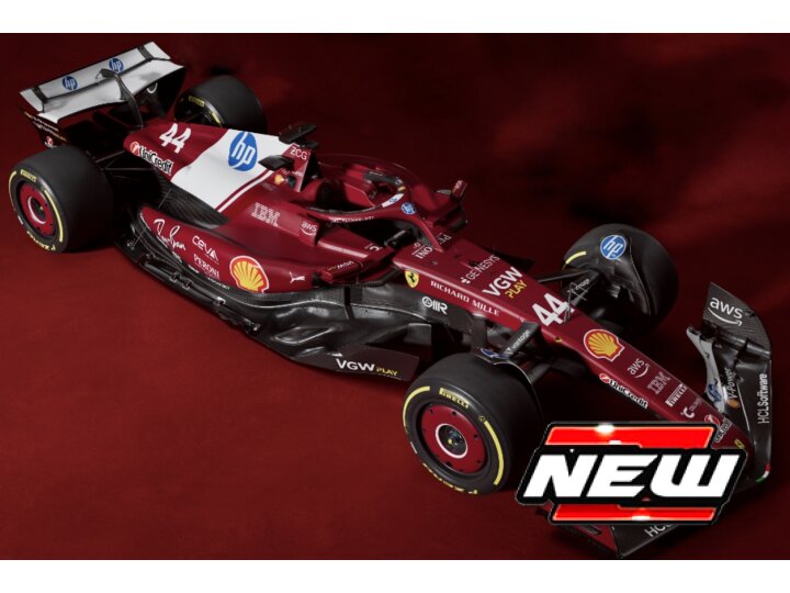 Model car Ferrari SF-25 #44 Lewis Hamilton 2025 1:18 Bburago
