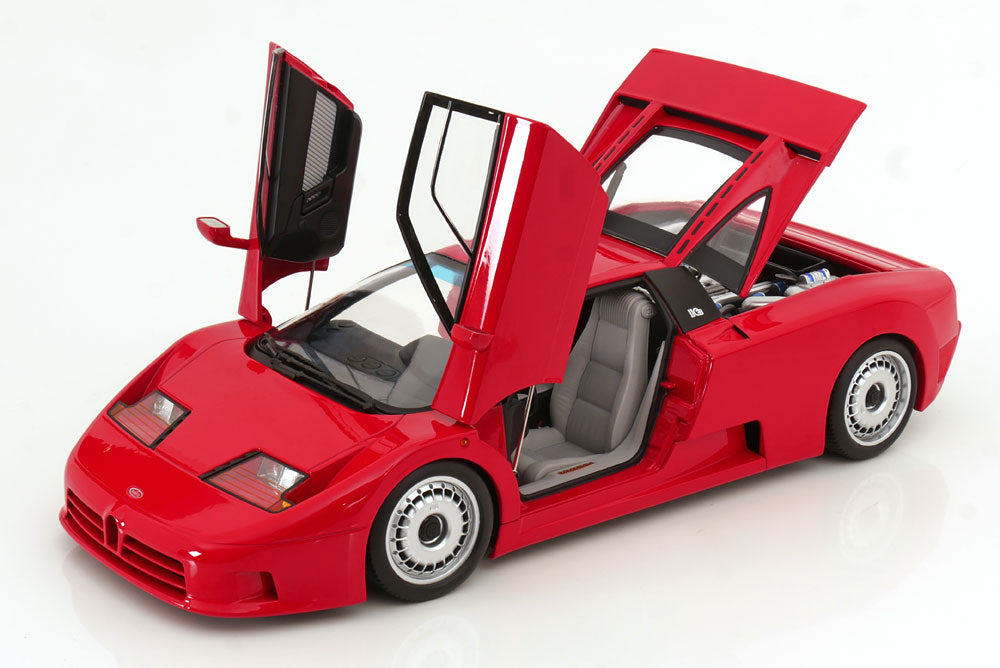 Macheta auto Bugatti EB110 1991 rosu 1:12 KK-Scale