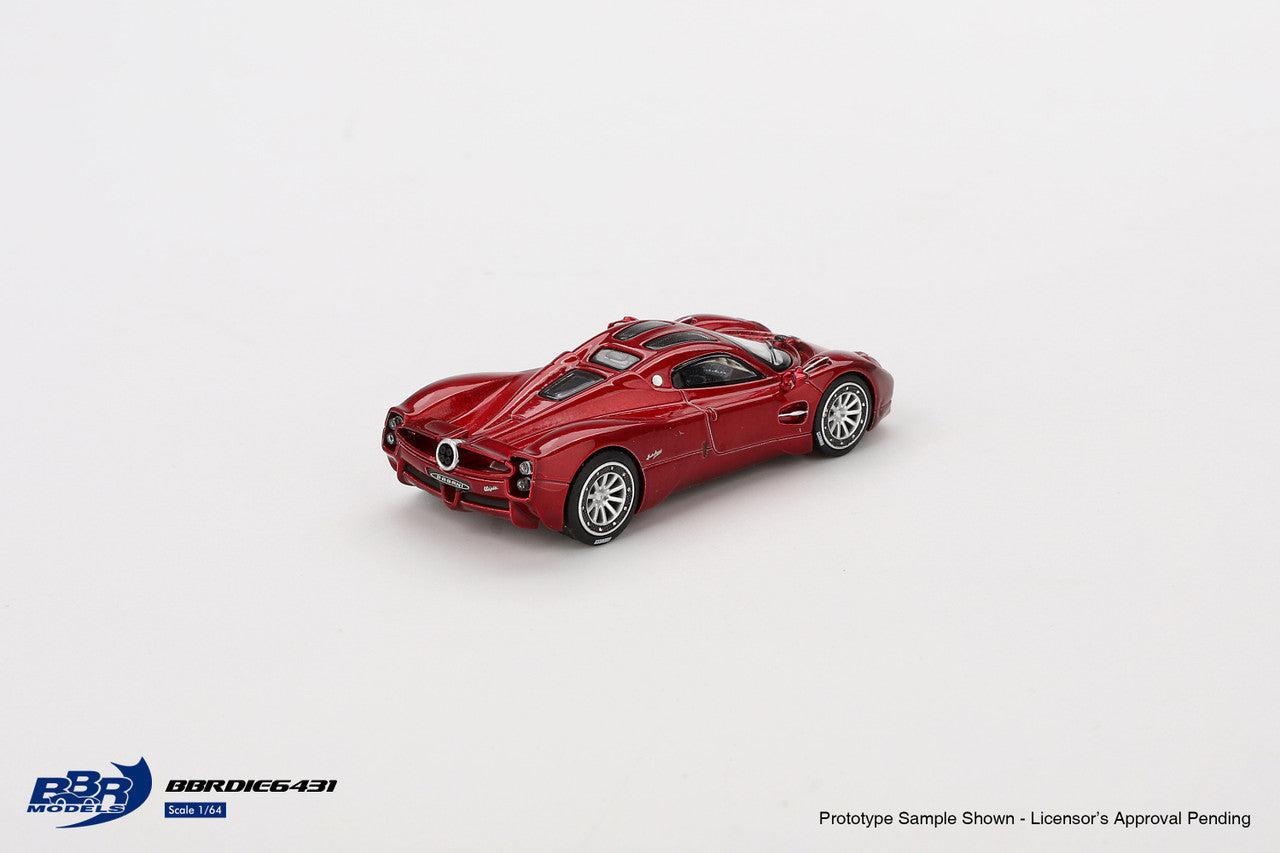 Macheta auto Pagani Utopia Dubai, Red, 2023 1:64 BBR