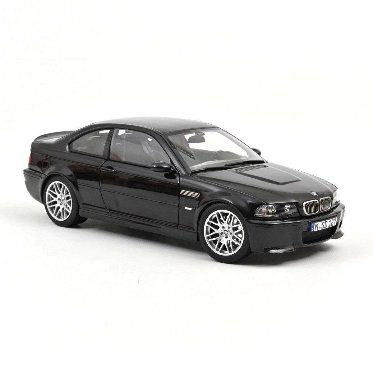 Macheta auto BMW M3 CSL, Saphire Black, 2003 1:18 Norev