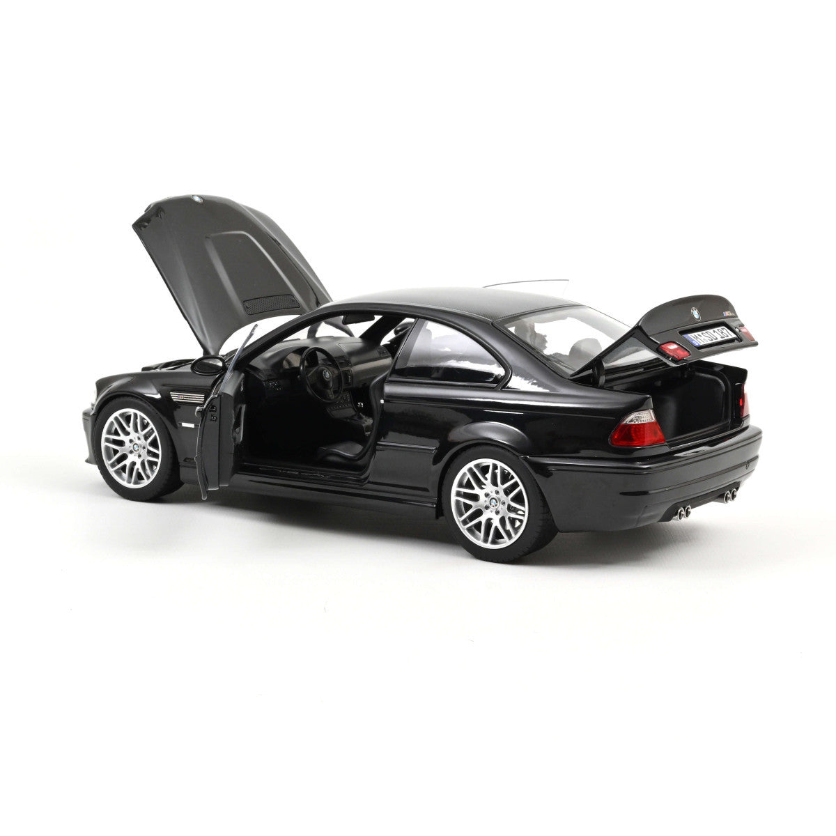 Macheta auto BMW M3 CSL, Saphire Black, 2003 1:18 Norev
