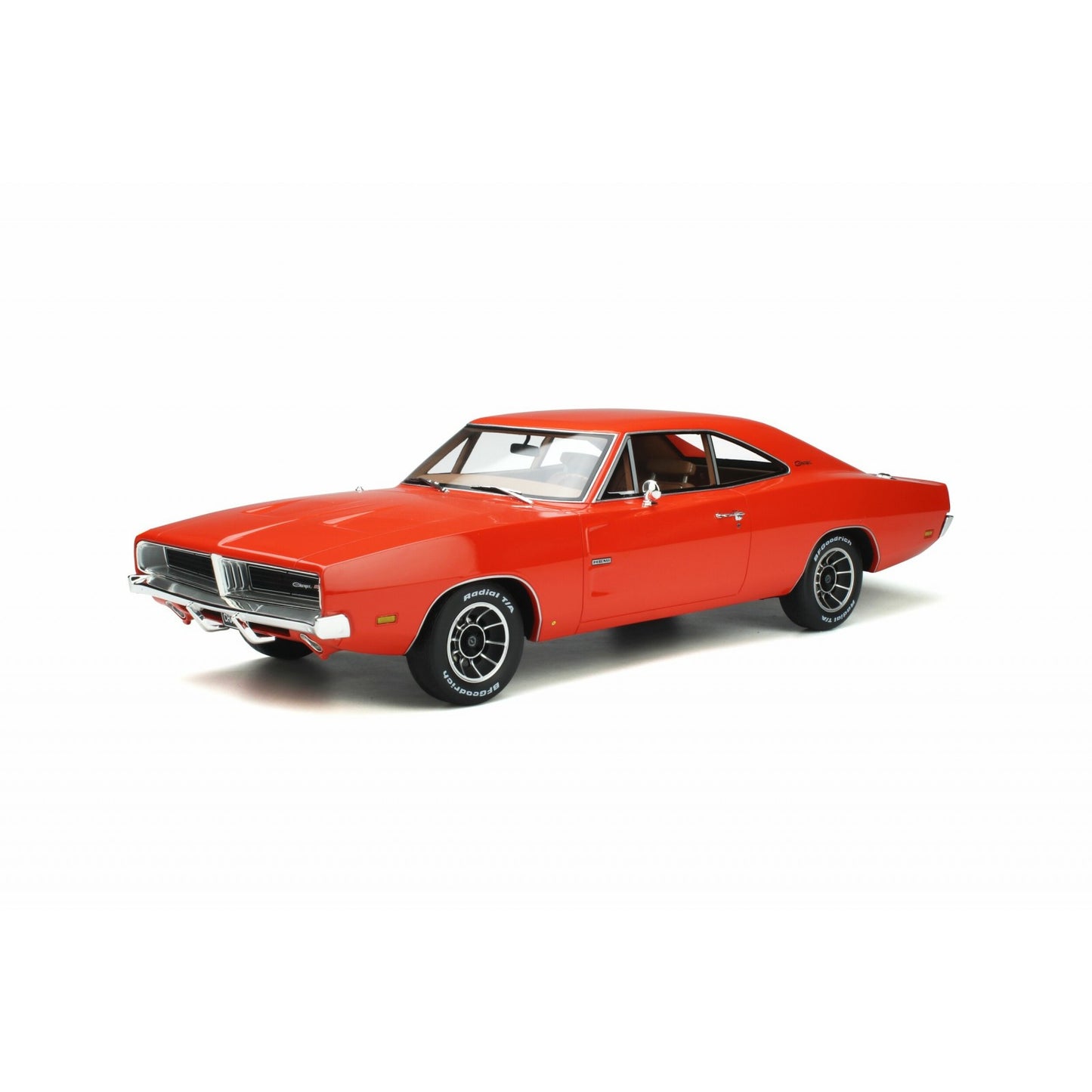 Macheta auto Dodge Charger Hemir, Orange, 1969 1:12 Otto Models