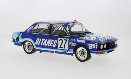 Macheta auto BMW 528i (E28), 24h Spa, 1982, #27, A.Cudini/H.Regout 1:18 IXO