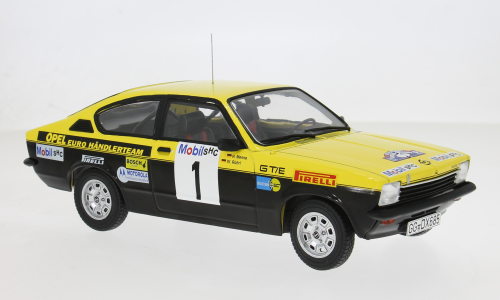 Macheta auto Opel Kadett C Coupe GT/E, Westfalen-Lippe Rallye, 1977, #1, W.Röhrl/H.Menne 1:18 MCG
