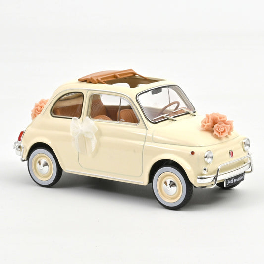 *Precomanda  Fiat 500 L 1968 Ivory Wedding Gift 1:18 Norev