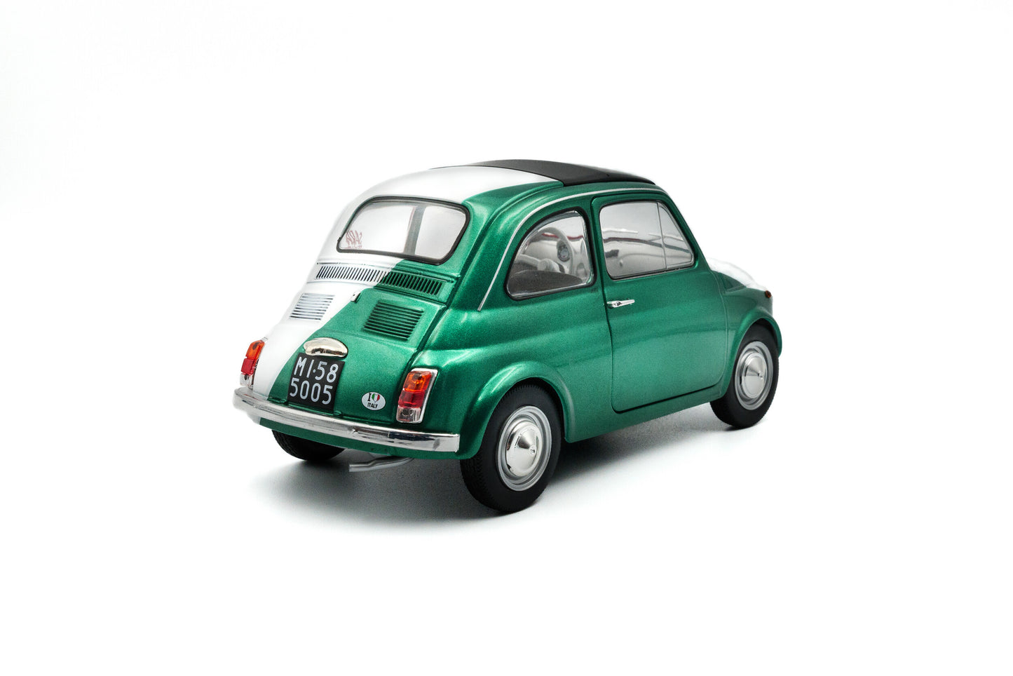 Macheta auto Fiat 500 Tribute To Italia 1965 1:18 Solido
