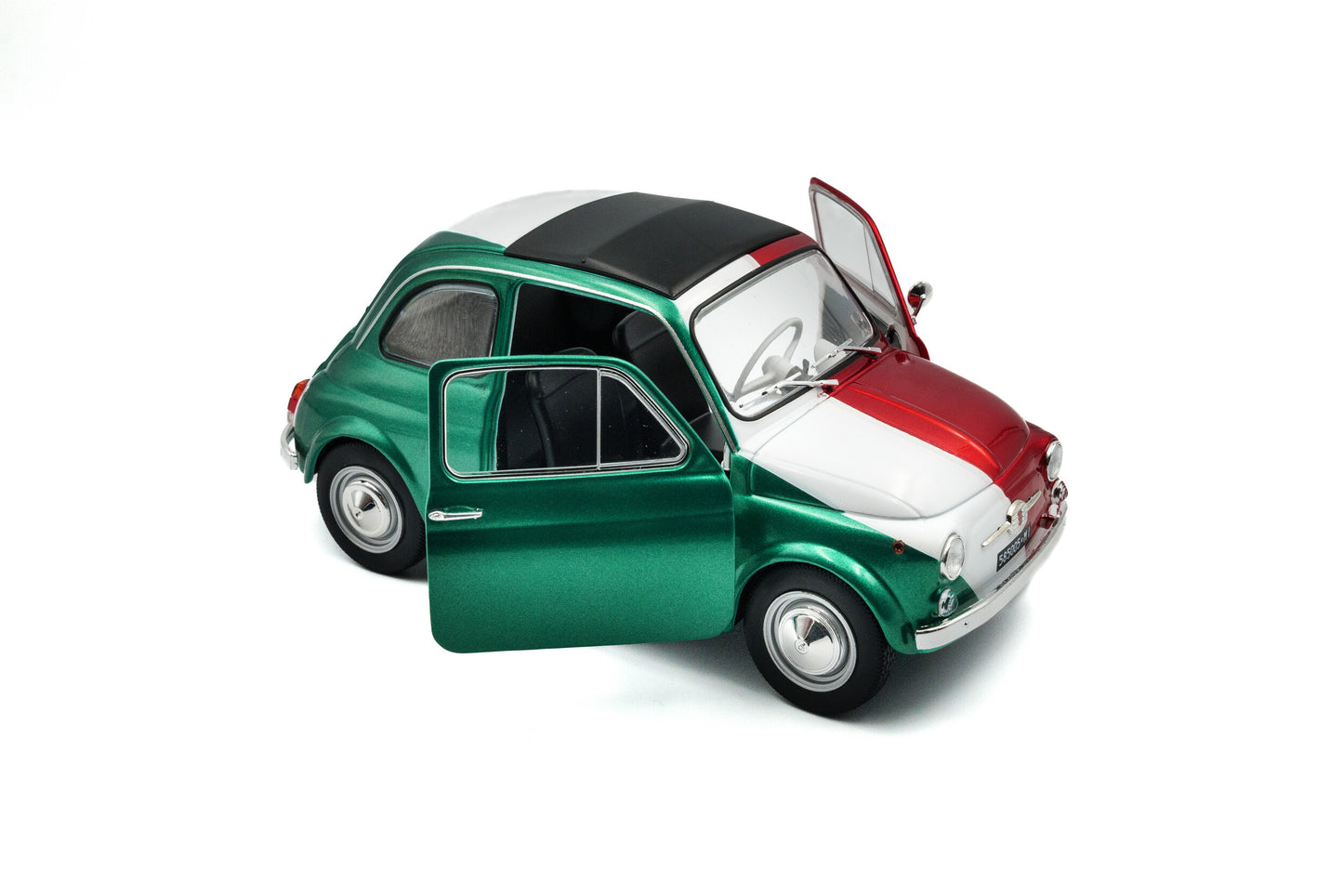 Macheta auto Fiat 500 Tribute To Italia 1965 1:18 Solido
