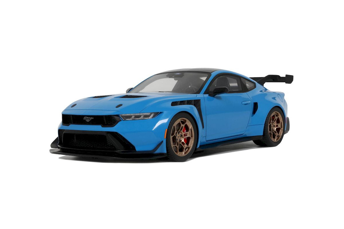 Macheta auto FORD MUSTANG GTD GRABBER BLUE 2024 1:18 GT Spirit