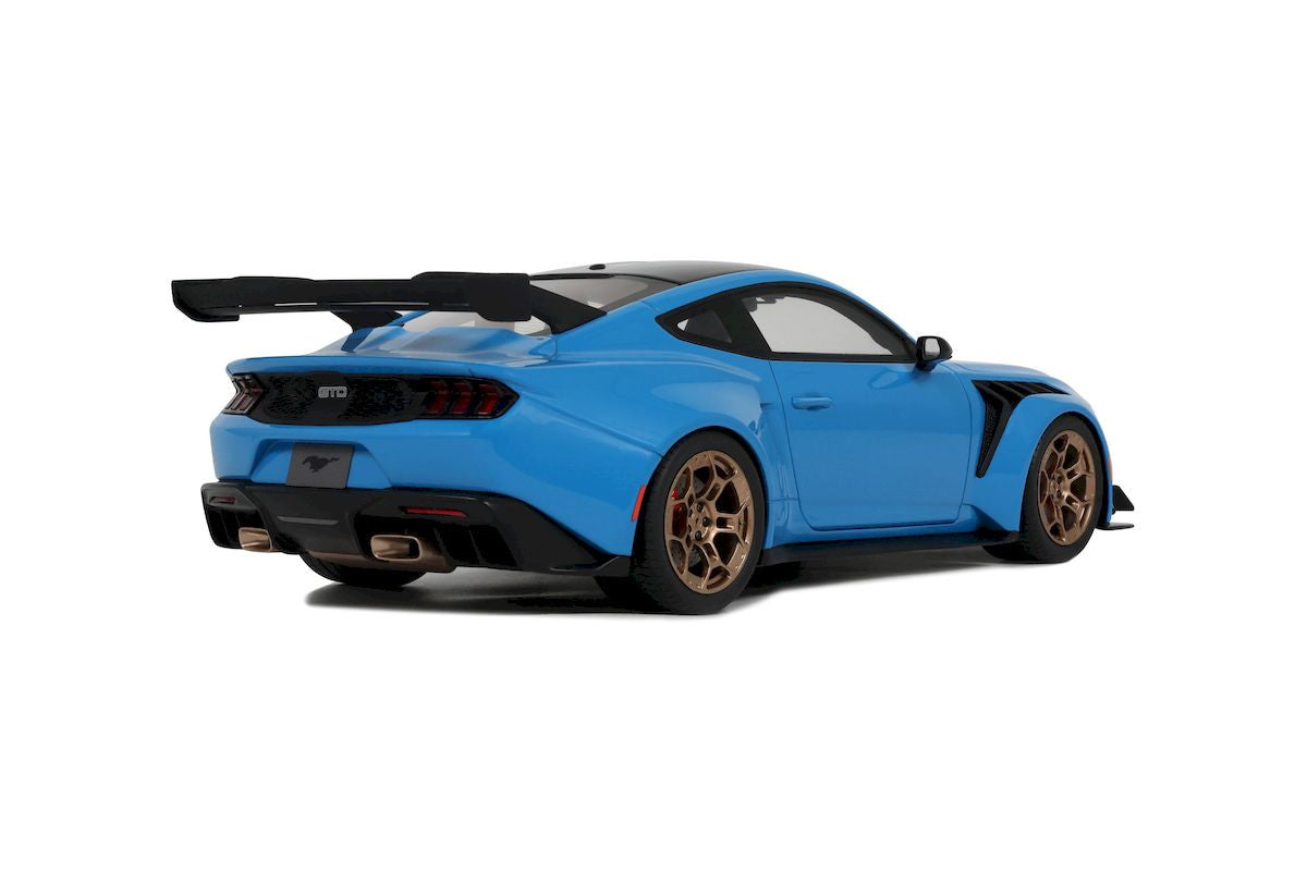 Macheta auto FORD MUSTANG GTD GRABBER BLUE 2024 1:18 GT Spirit