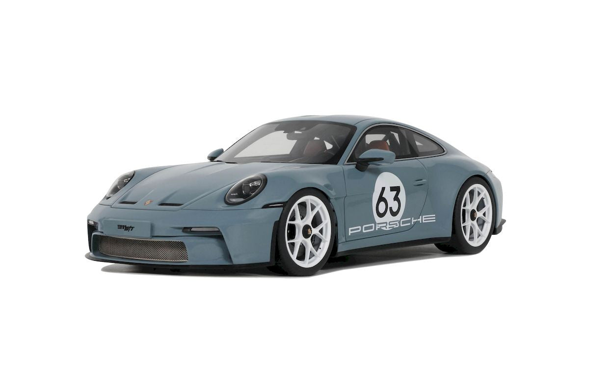 Macheta auto PORSCHE 911 S/T SHORE BLUE METALLIC 2024 1:18 GT Spirit