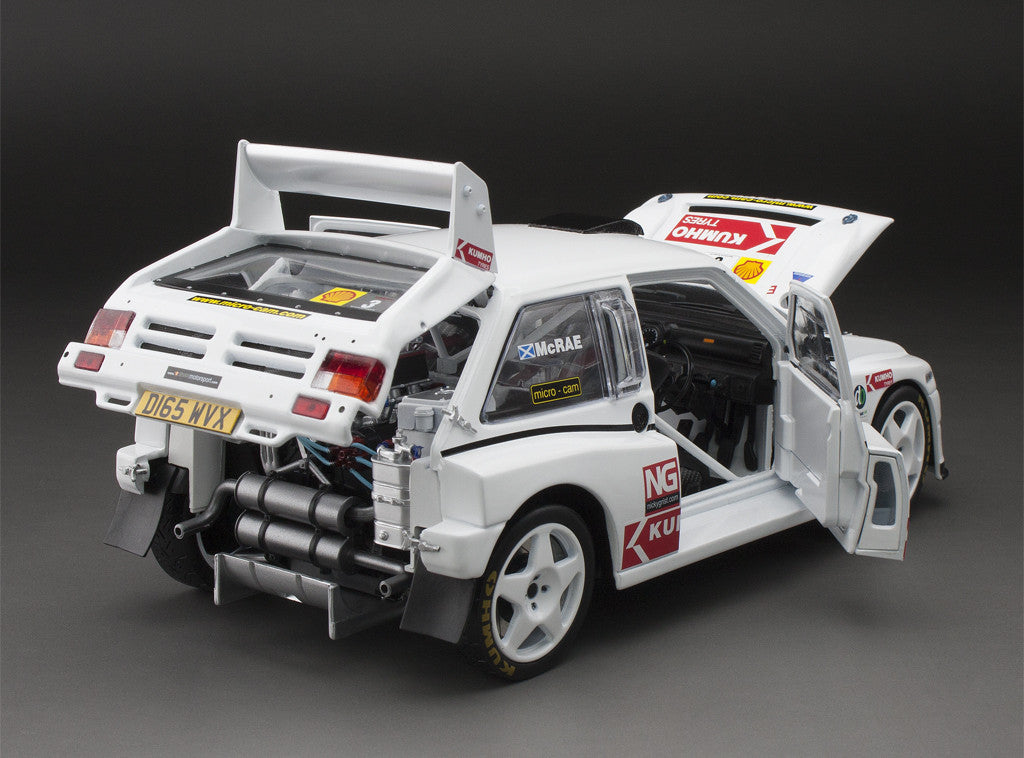 Model car MG Metro 6R4 - #3 C.McRae /N.Grist - Shell Donegal International Rally 2006 1:18 SunStar